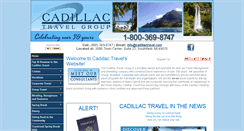 Desktop Screenshot of cadillactravel.com